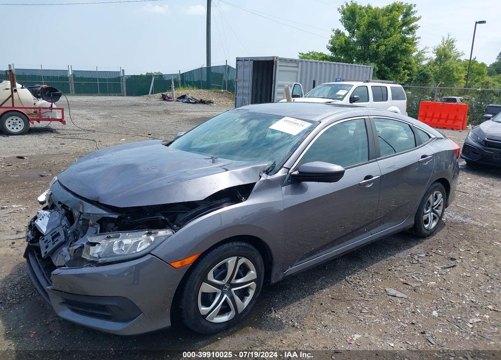 2017 HONDA CIVIC LX VIN: 19XFC2F51HE050313