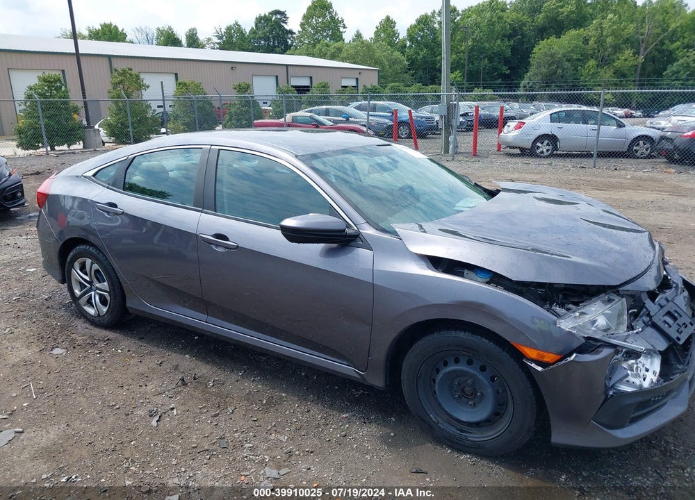 2017 HONDA CIVIC LX VIN: 19XFC2F51HE050313