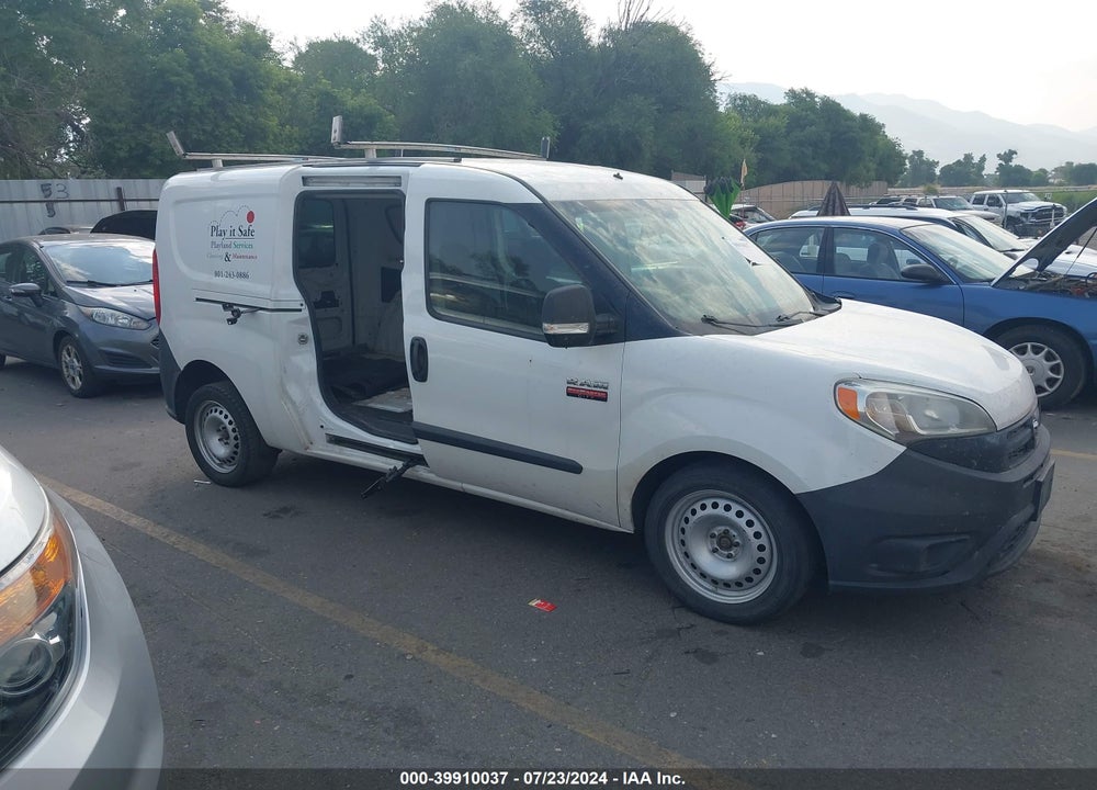 2015 RAM PROMASTER CITY TRADESMAN VIN: ZFBERFAT8F6A72972