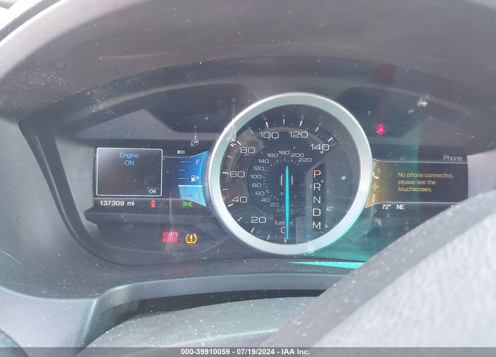 2013 FORD EXPLORER LIMITED VIN: 1FM5K8F81DGC72190