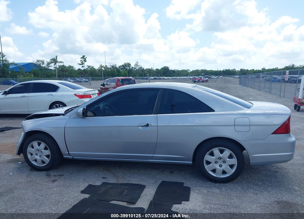 2002 HONDA CIVIC EX VIN: 1HGEM22912L074385