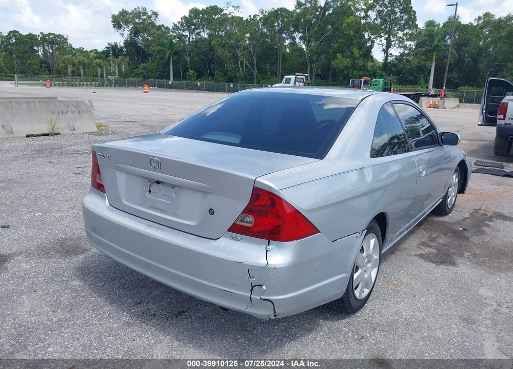 2002 HONDA CIVIC EX VIN: 1HGEM22912L074385