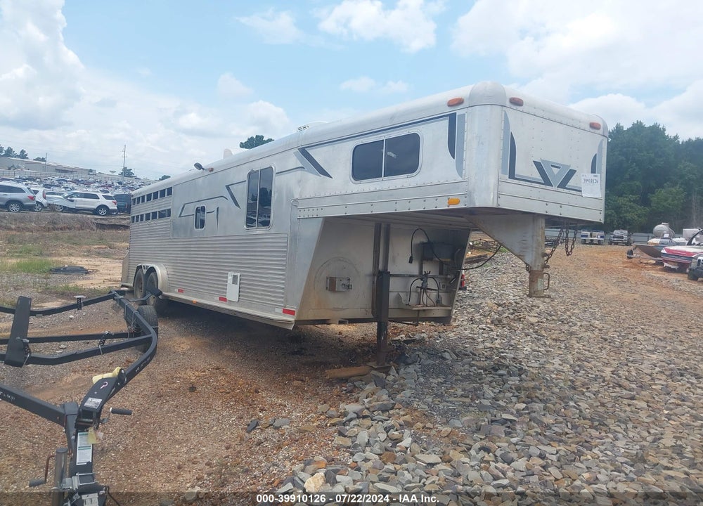 1993 GOOSENECK TRAILERS HORSE TRAILER VIN: 4FKWG2524P0005188