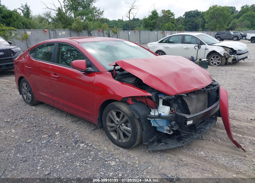 2018 HYUNDAI ELANTRA VIN: 5NPD84LF7JH385868