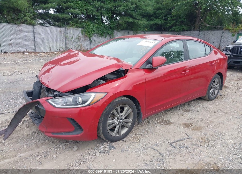 2018 HYUNDAI ELANTRA VIN: 5NPD84LF7JH385868