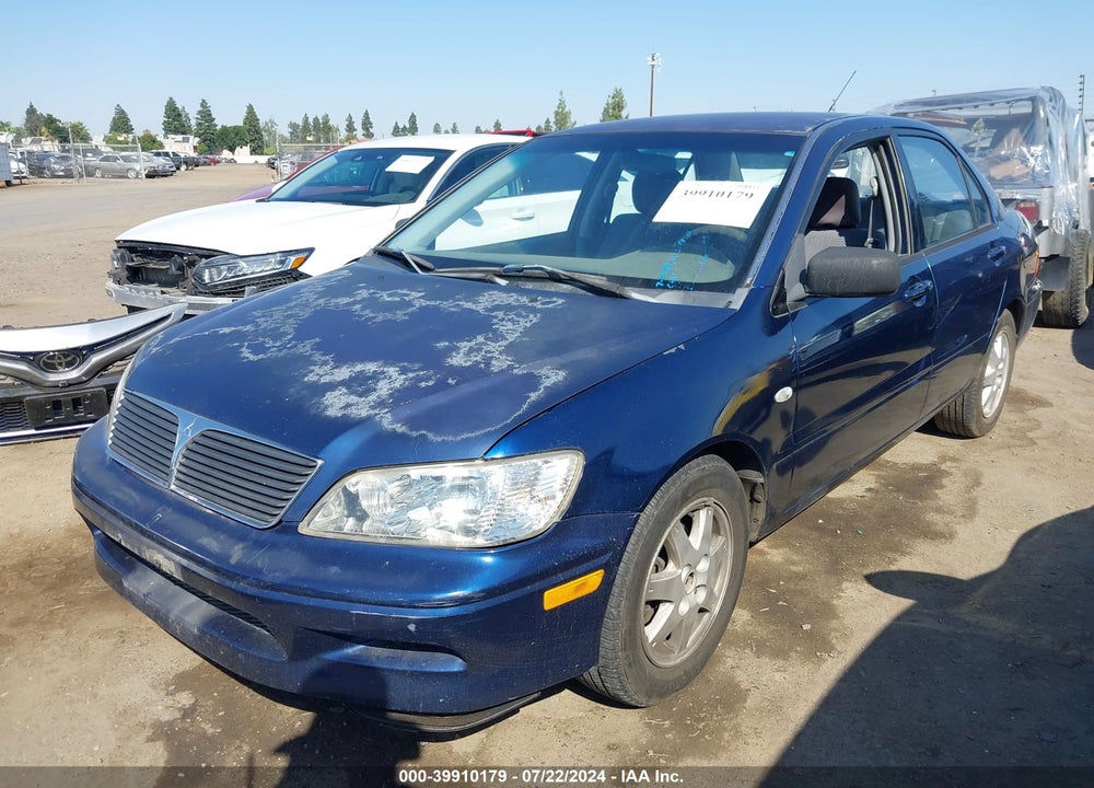 2002 MITSUBISHI LANCER LS VIN: JA3AJ36E42U015505