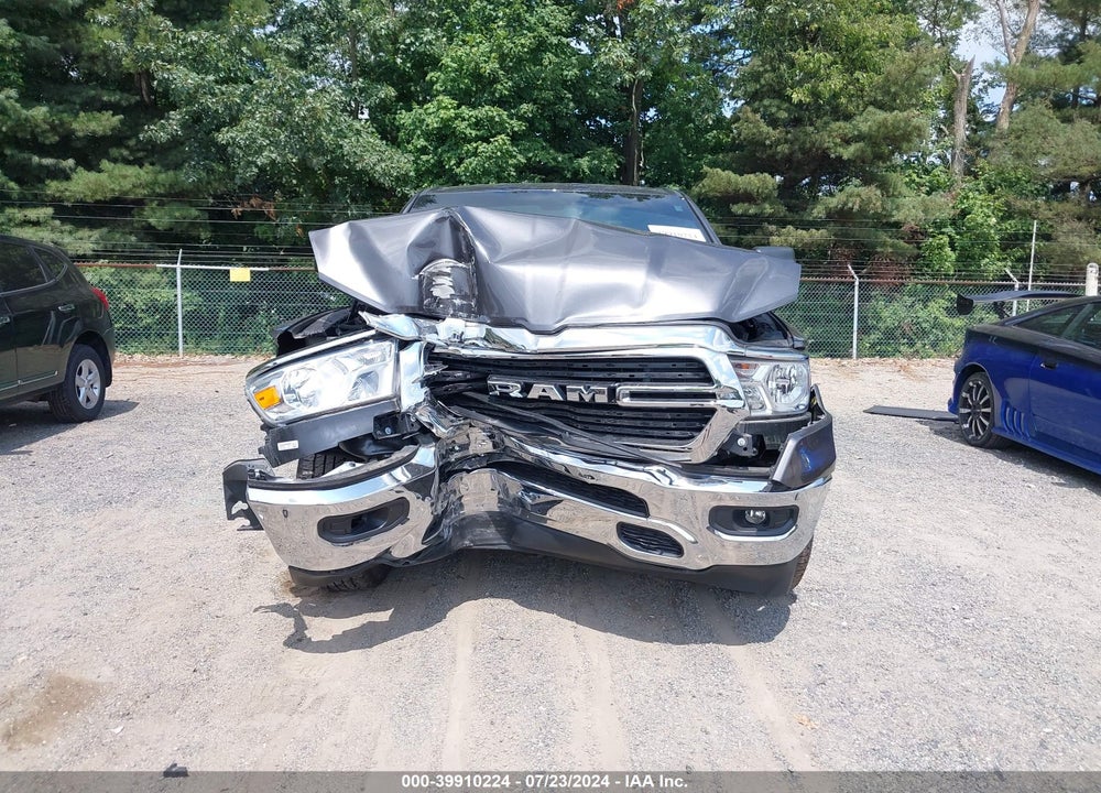 2021 RAM 1500 BIG HORN QUAD CAB 4X4 6'4 BOX VIN: 1C6RRFBG5MN700039
