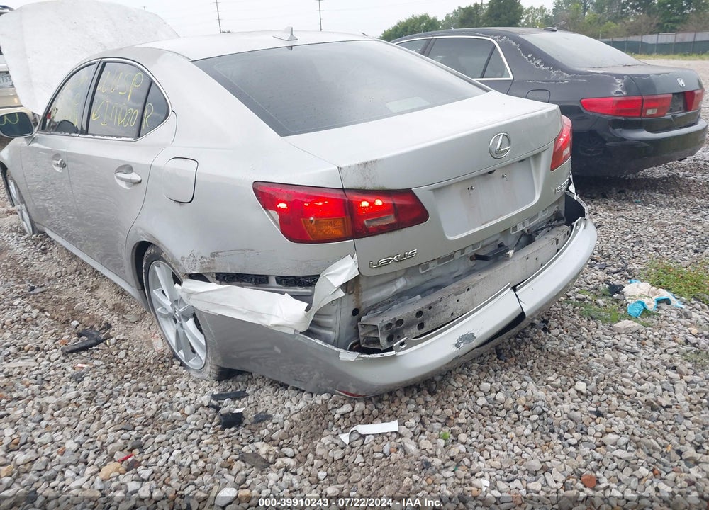 2007 LEXUS IS 250 VIN: JTHBK262972032255