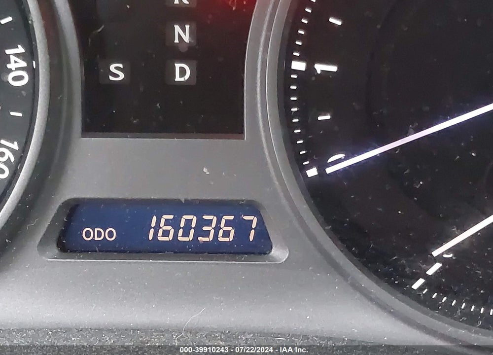 2007 LEXUS IS 250 VIN: JTHBK262972032255