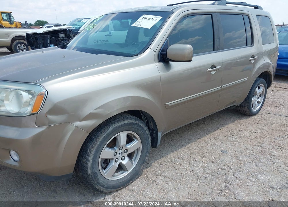 2009 HONDA PILOT EX-L VIN: 5FNYF38679B017565