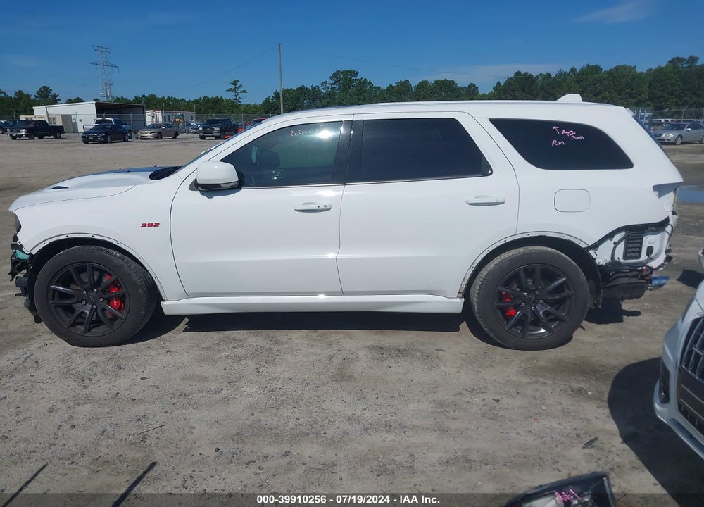 2019 DODGE DURANGO SRT AWD VIN: 1C4SDJGJ5KC550555