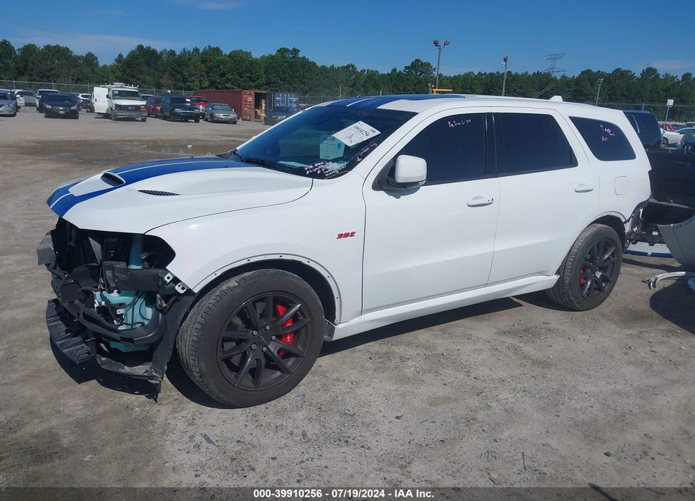 2019 DODGE DURANGO SRT AWD VIN: 1C4SDJGJ5KC550555