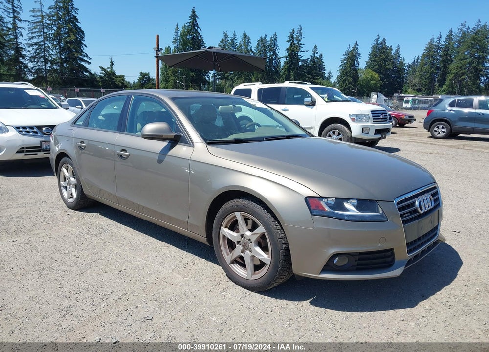 2009 AUDI A4 2.0T PREMIUM VIN: WAULF78K59A123016