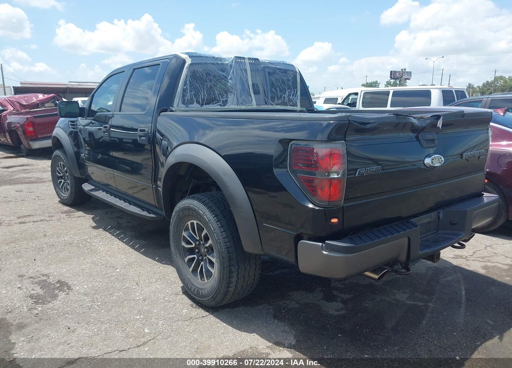 2012 FORD F-150 SVT RAPTOR VIN: 1FTFW1R62CFC55627