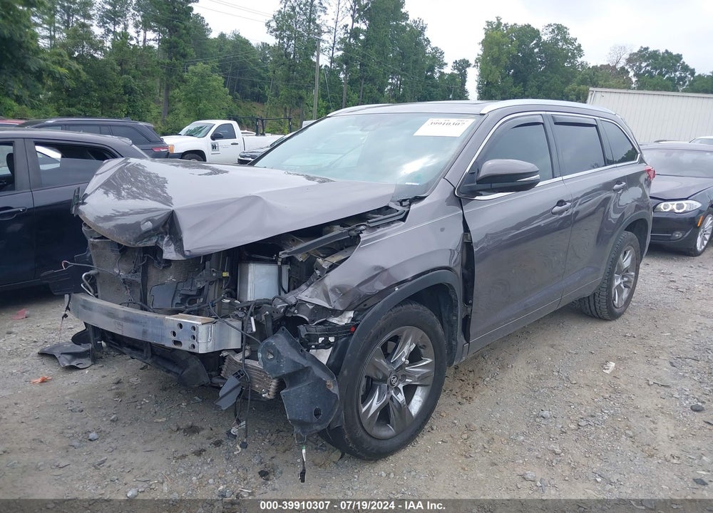 2019 TOYOTA HIGHLANDER LIMITED/PLATINUM VIN: 5TDYZRFH3KS315563