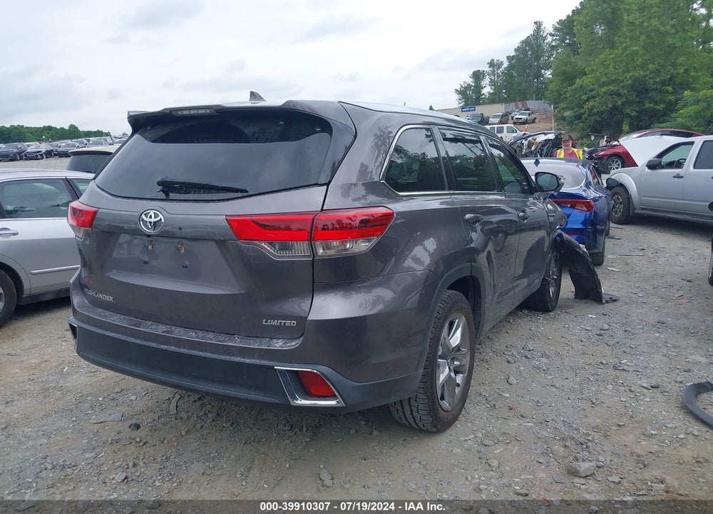 2019 TOYOTA HIGHLANDER LIMITED/PLATINUM VIN: 5TDYZRFH3KS315563