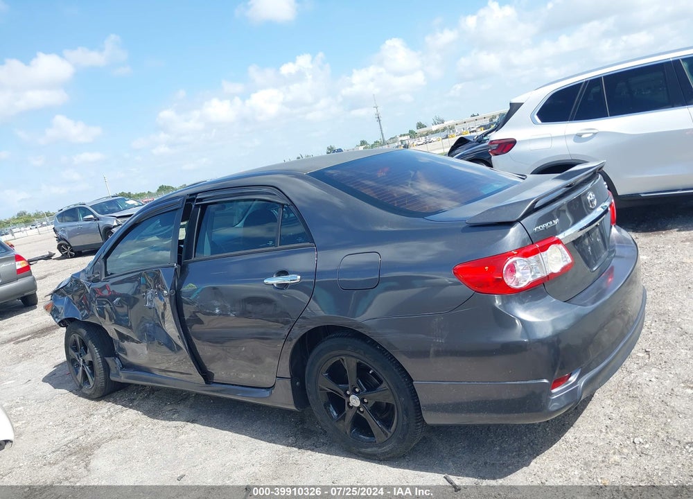 2011 TOYOTA COROLLA S VIN: 2T1BU4EE1BC598973