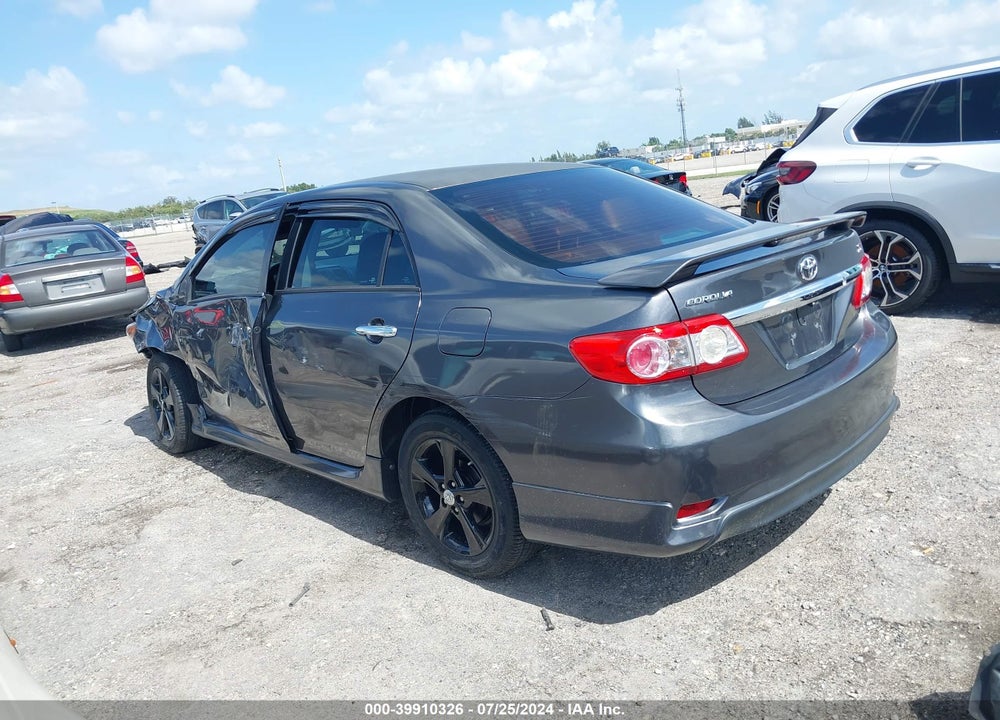 2011 TOYOTA COROLLA S VIN: 2T1BU4EE1BC598973