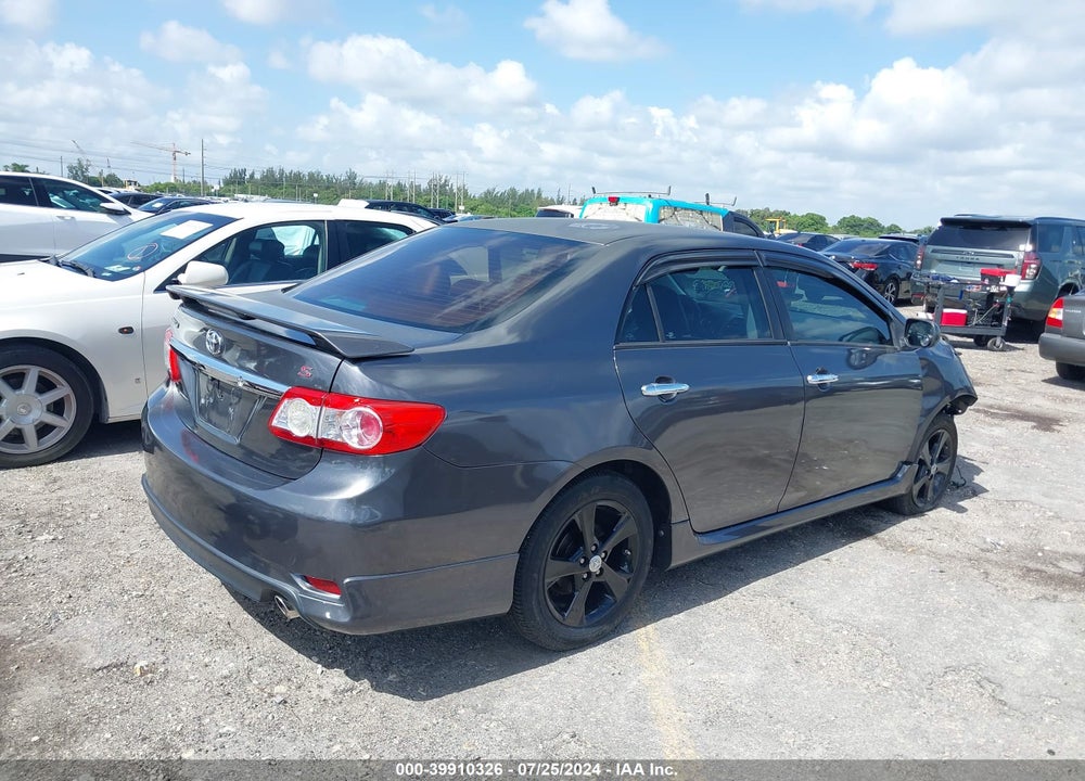 2011 TOYOTA COROLLA S VIN: 2T1BU4EE1BC598973