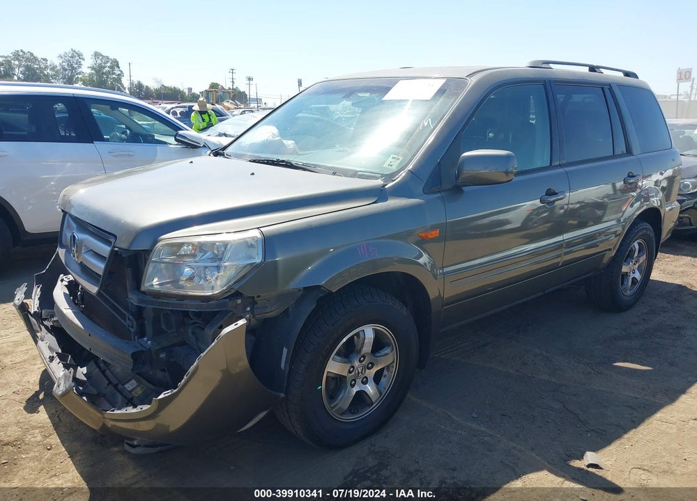 2006 HONDA PILOT EX-L VIN: 5FNYF28626B043416