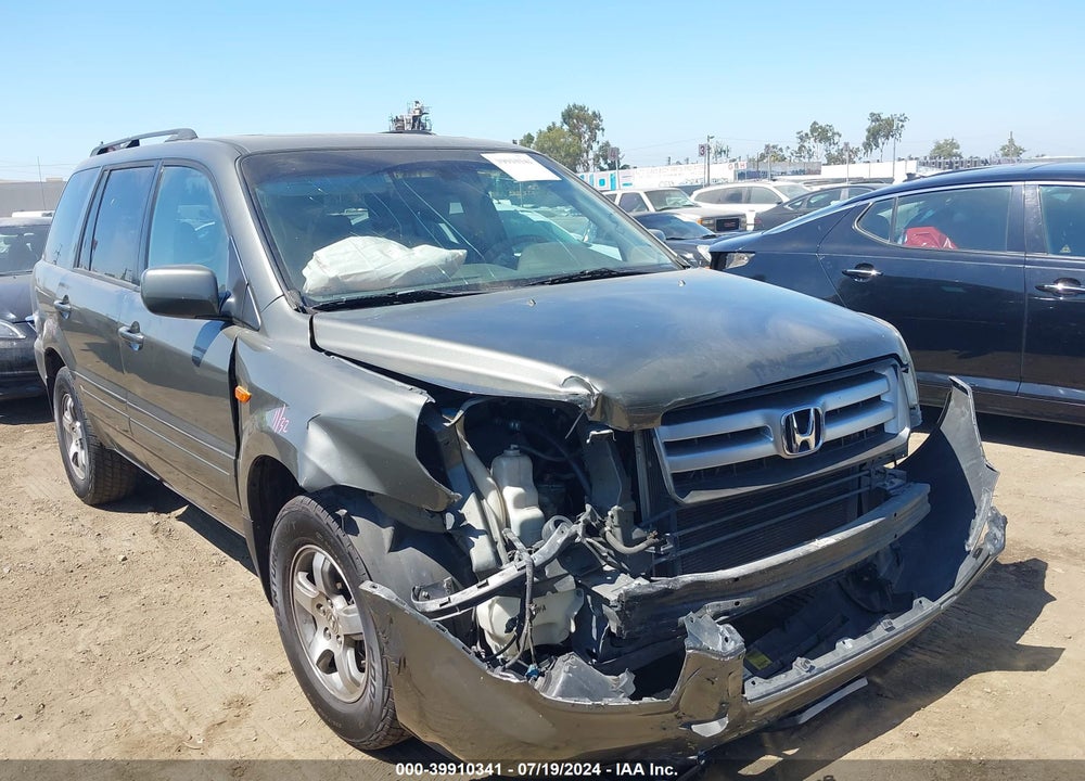 2006 HONDA PILOT EX-L VIN: 5FNYF28626B043416