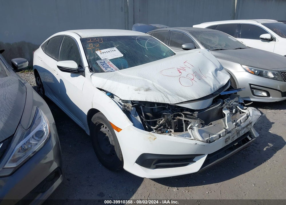 2016 HONDA CIVIC LX VIN: 19XFC2E52GE019300