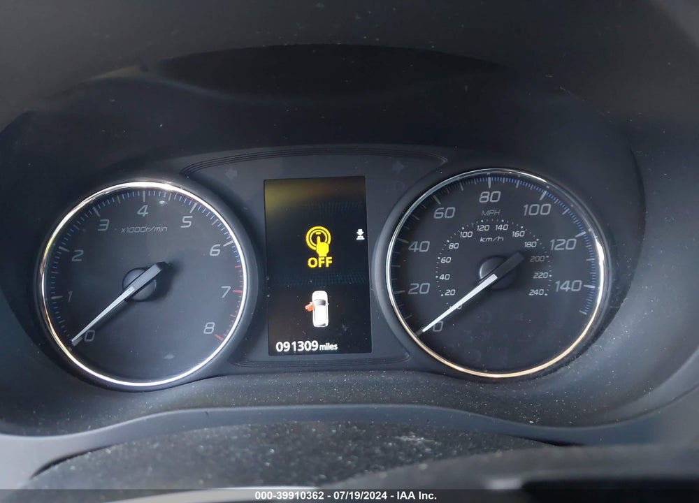 2019 MITSUBISHI OUTLANDER SE VIN: JA4AD3A37KZ046761