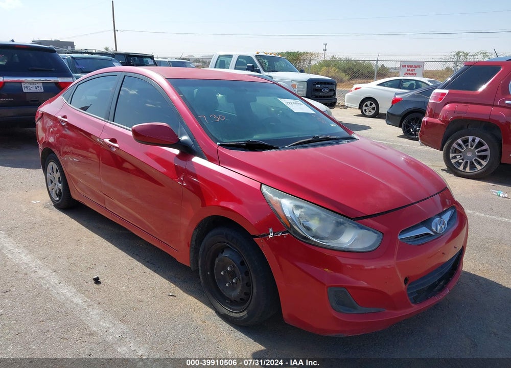 2014 HYUNDAI ACCENT GLS VIN: KMHCT4AE1EU706010