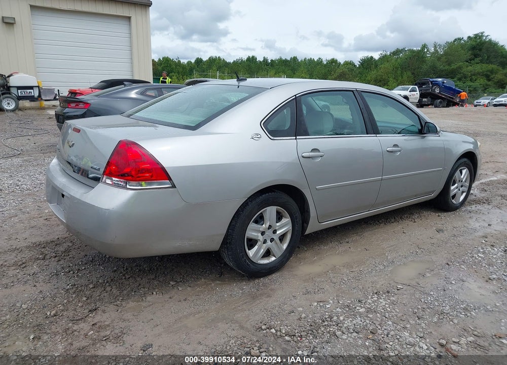 2007 CHEVROLET IMPALA LS VIN: 2G1WB58KX79392341