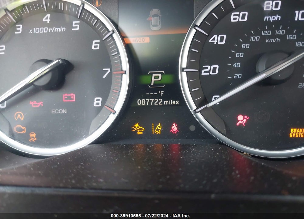 2017 ACURA TLX ADVANCE PACKAGE VIN: 19UUB3F7XHA000306