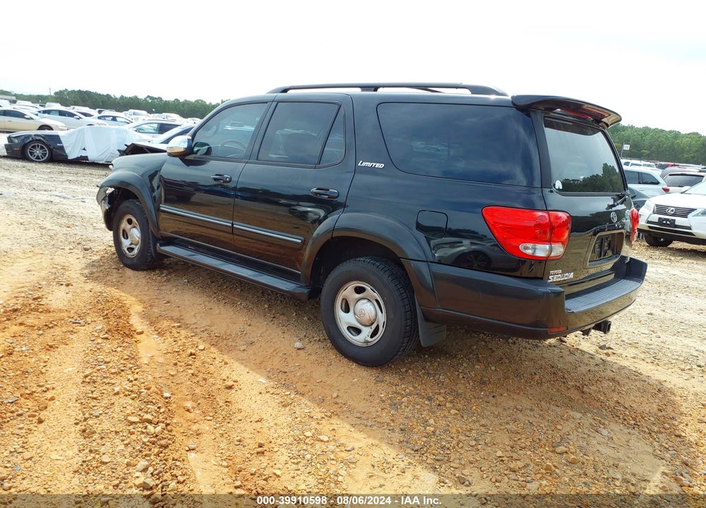 2007 TOYOTA SEQUOIA LIMITED V8 VIN: 5TDZT38A67S291091