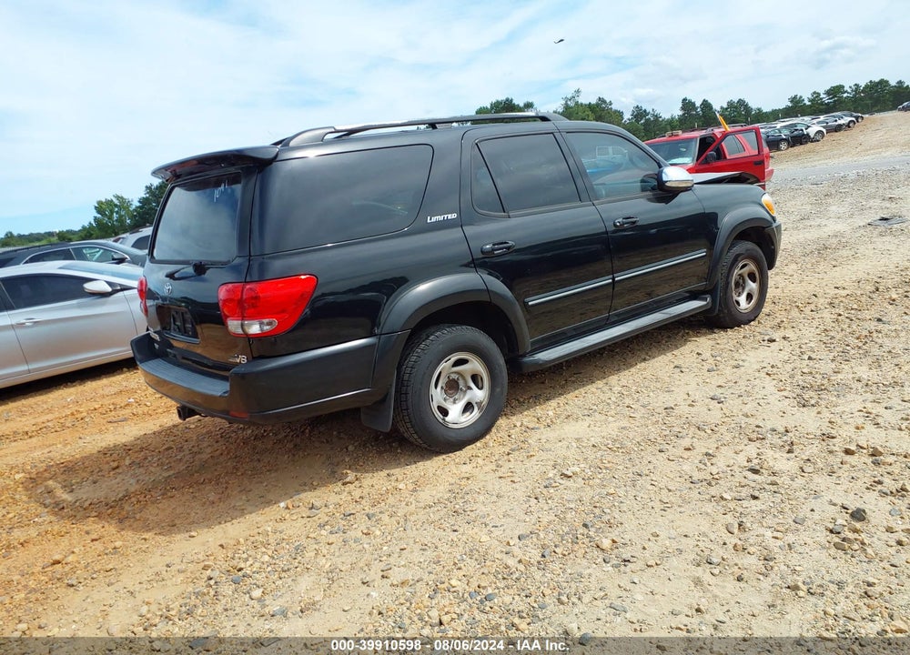 2007 TOYOTA SEQUOIA LIMITED V8 VIN: 5TDZT38A67S291091