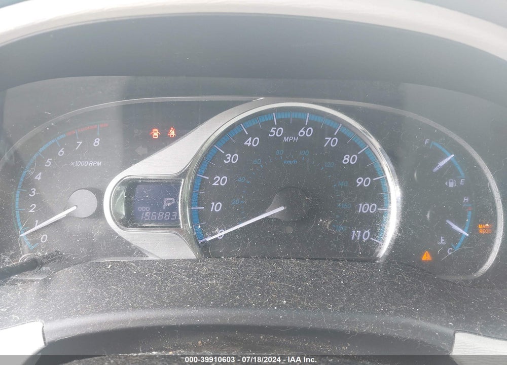 2012 TOYOTA SIENNA XLE V6 8 PASSENGER VIN: 5TDYK3DC3CS218132