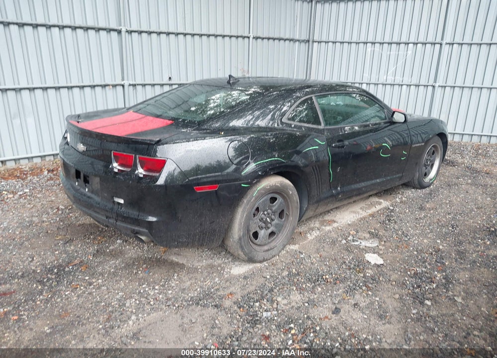 2012 CHEVROLET CAMARO 2LS VIN: 2G1FA1E39C9184910