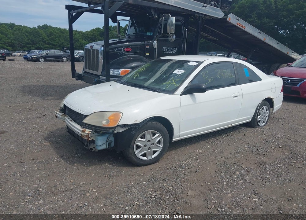 2003 HONDA CIVIC LX VIN: 1HGEM22523L041166