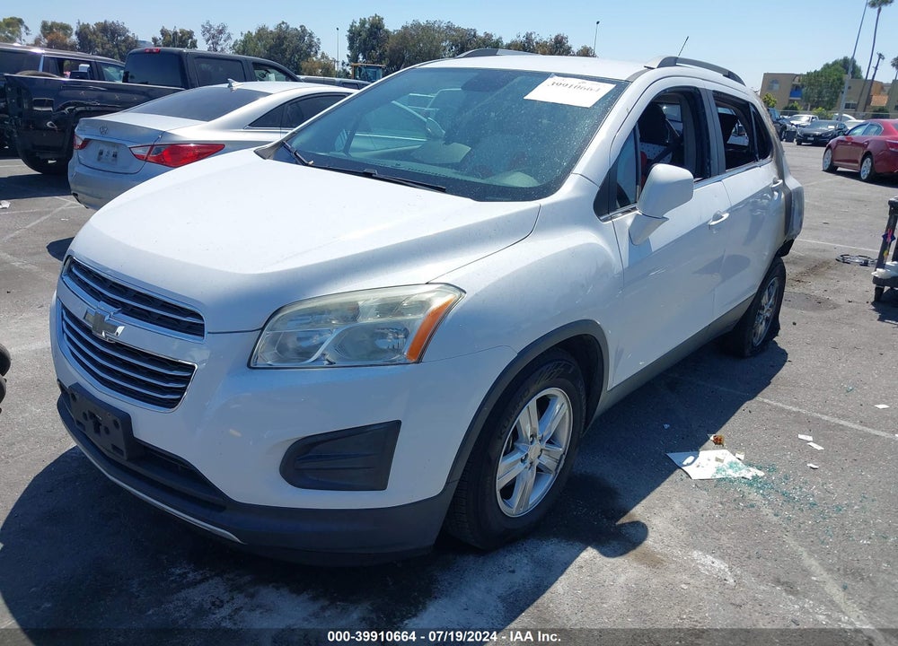 2016 CHEVROLET TRAX LT VIN: 3GNCJLSB6GL141301
