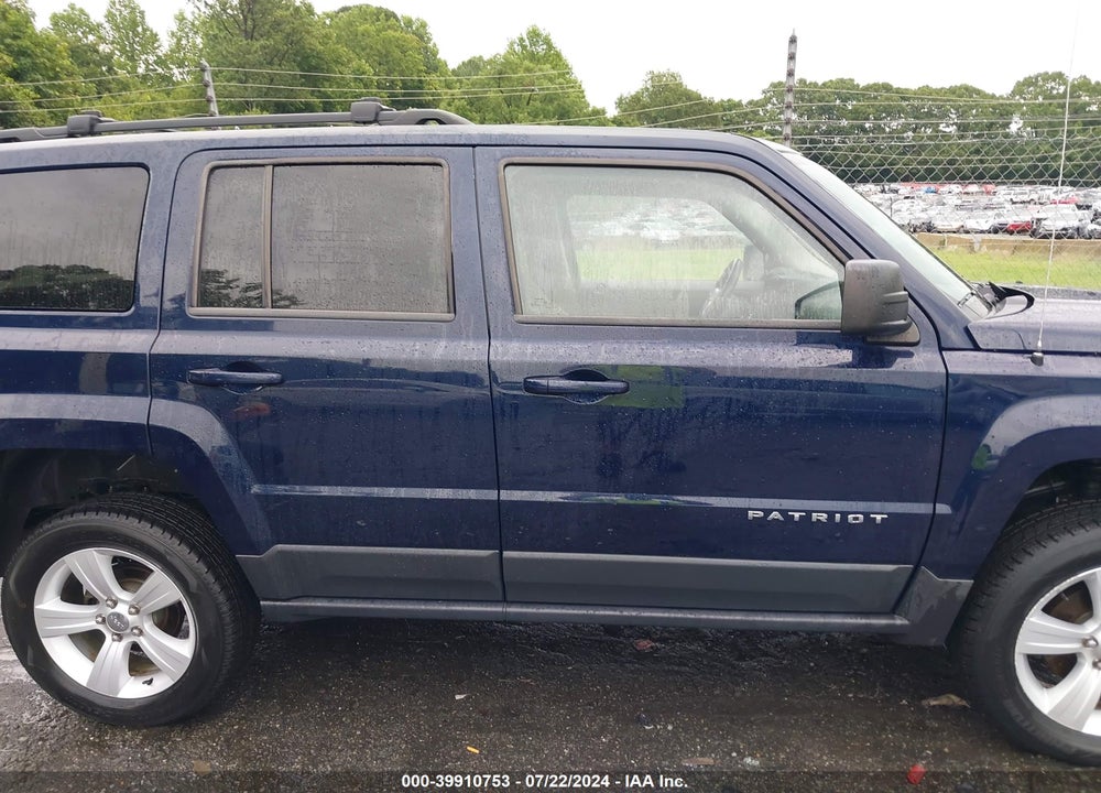 2014 JEEP PATRIOT LATITUDE VIN: 1C4NJRFB6ED725618