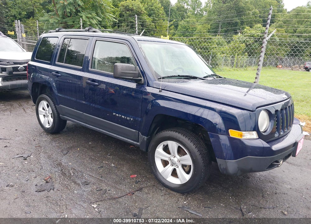 2014 JEEP PATRIOT LATITUDE VIN: 1C4NJRFB6ED725618
