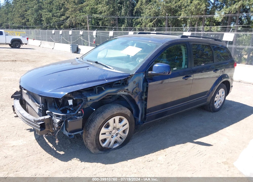 2019 DODGE JOURNEY SE VIN: 3C4PDCBB7KT857120