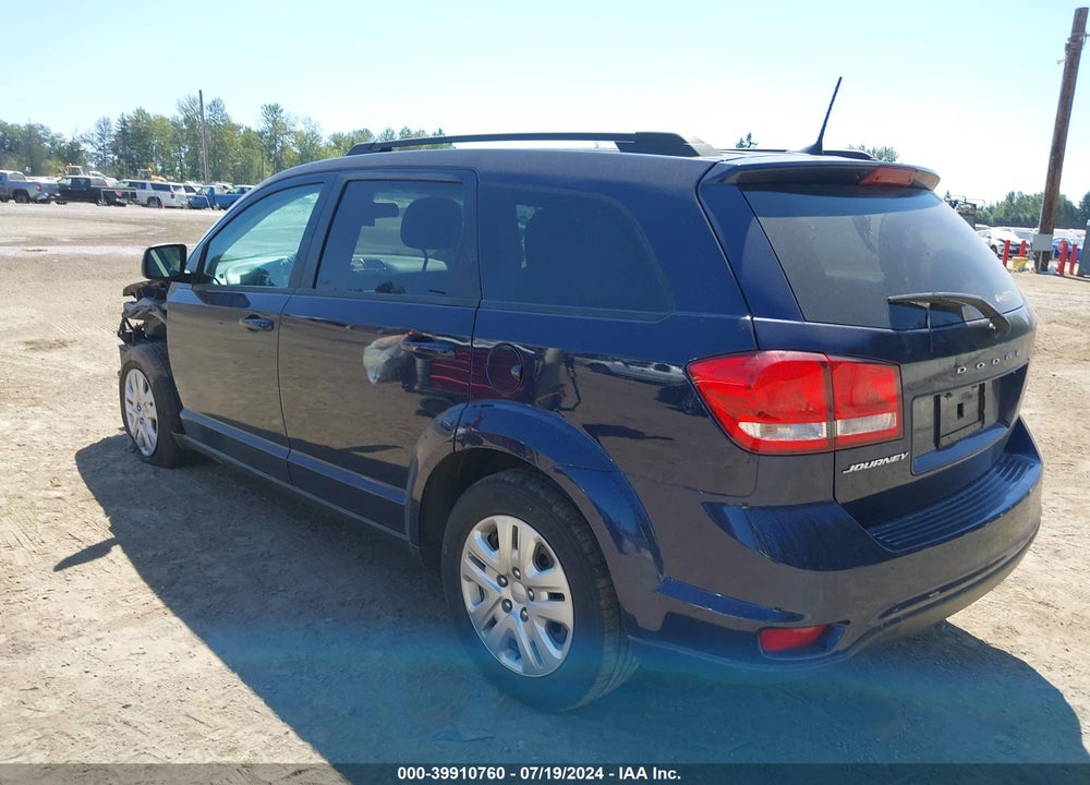 2019 DODGE JOURNEY SE VIN: 3C4PDCBB7KT857120