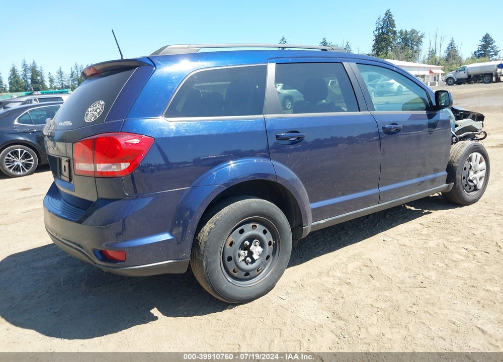 2019 DODGE JOURNEY SE VIN: 3C4PDCBB7KT857120