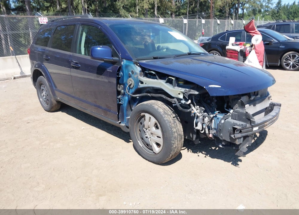 2019 DODGE JOURNEY SE VIN: 3C4PDCBB7KT857120