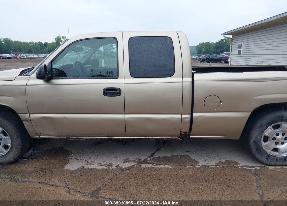 2006 CHEVROLET SILVERADO 1500 WORK TRUCK VIN: 1GCEK19V06Z204144