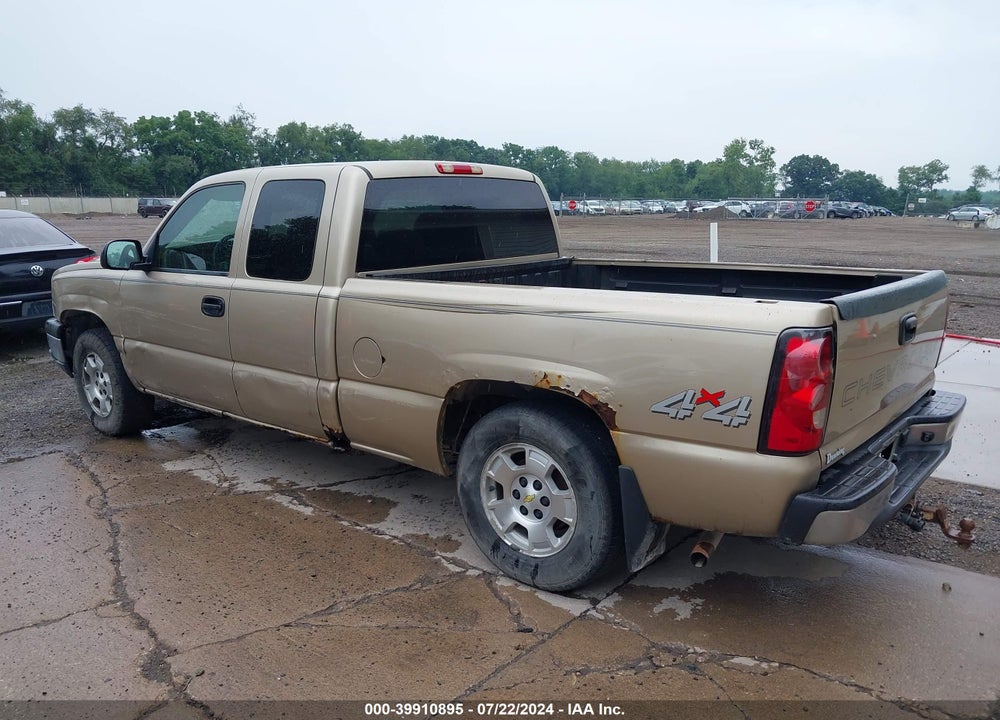 2006 CHEVROLET SILVERADO 1500 WORK TRUCK VIN: 1GCEK19V06Z204144