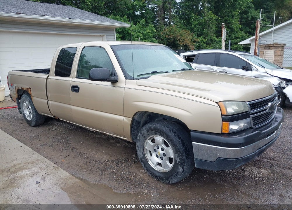 2006 CHEVROLET SILVERADO 1500 WORK TRUCK VIN: 1GCEK19V06Z204144