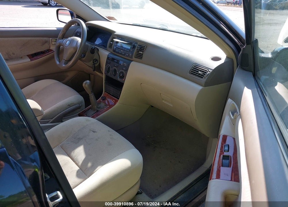 2008 TOYOTA COROLLA LE VIN: 2T1BR32EX8C906747
