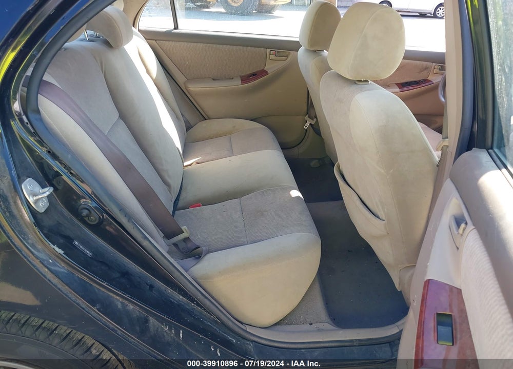 2008 TOYOTA COROLLA LE VIN: 2T1BR32EX8C906747