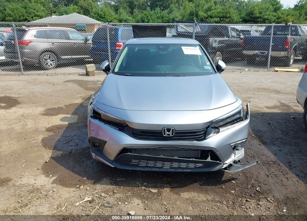 2022 HONDA CIVIC TOURING VIN: 2HGFE1F92NH316558