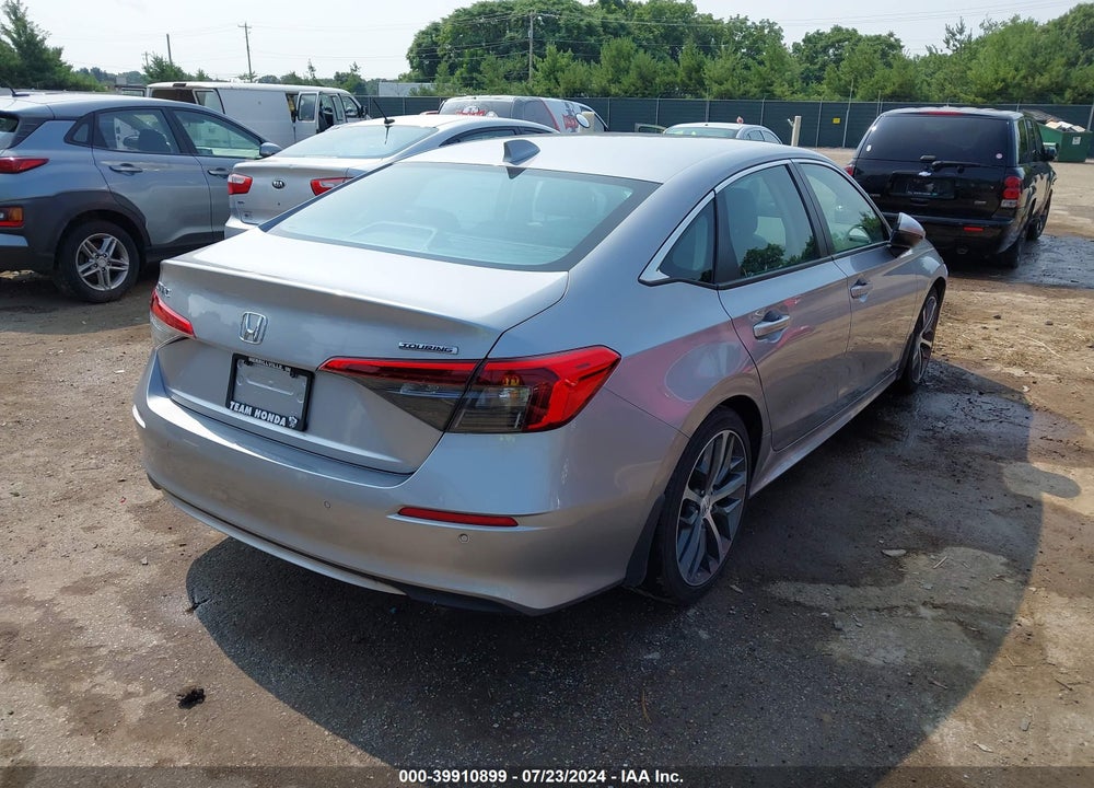 2022 HONDA CIVIC TOURING VIN: 2HGFE1F92NH316558