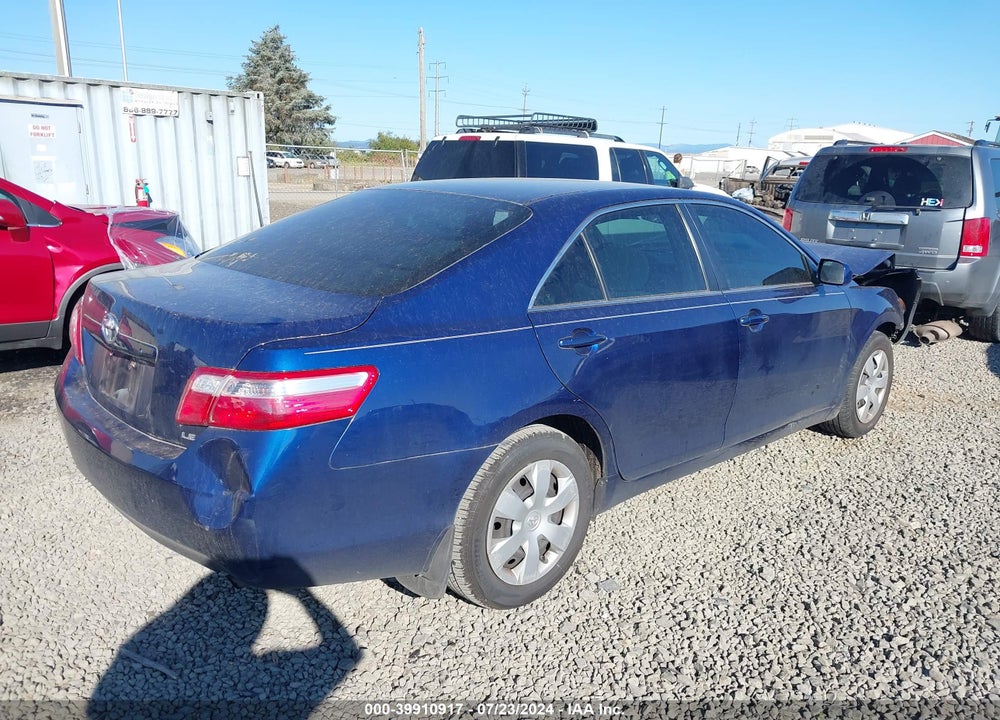 2007 TOYOTA CAMRY LE VIN: 4T1BE46K77U086805